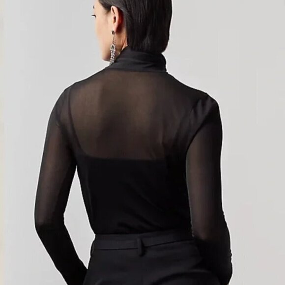 Ralph Lauren Purple Label Mulberry Silk Scarf-neck Sweater - Picture 5 of 16